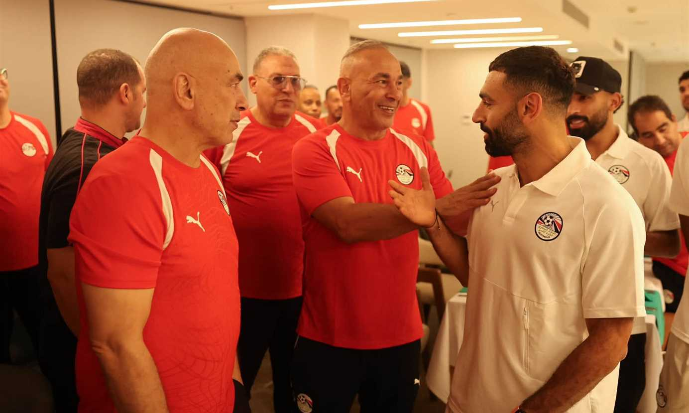 محمد صلاح - حسام حسن - إبراهيم حسن
