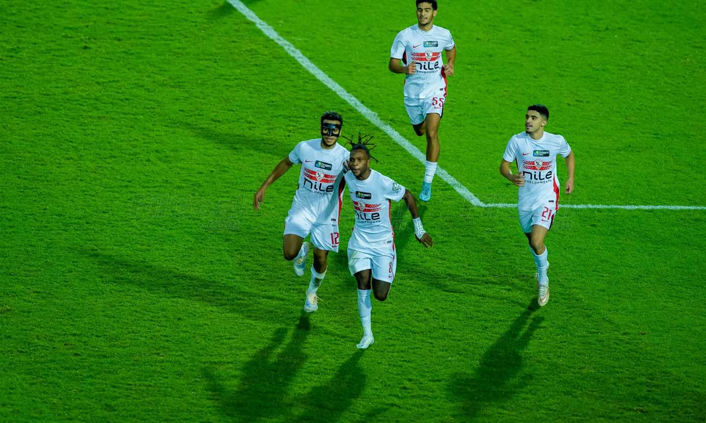 هدف شيكو بانزا - الزمالك ضد المقاولون العرب