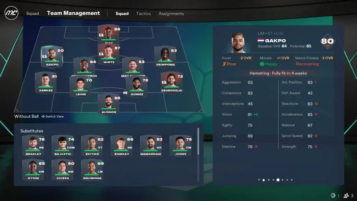 FC 27 Career Mode Screenshot