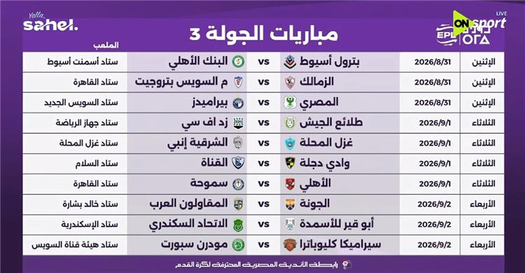 الجولة الثالثة